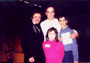 John Astin with some fans from Pittsburgh